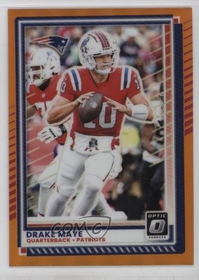 2025 Panini Donruss Optic Orange Prizm 293/299 Drake Maye #47 1t96