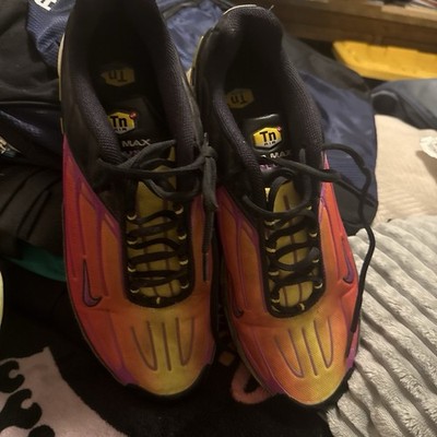 Nike Air Max Plus 3 Hyper Violet Black Yellow Purple Mens Size 11 CJ9684-003