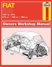Fiat 500 (1957-1973) Manuale di riparazione Haynes