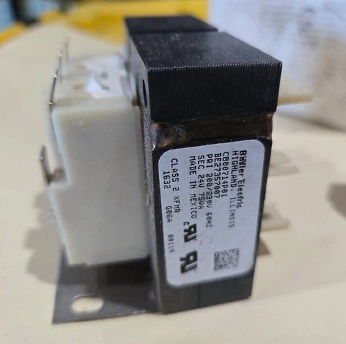 Service First OEM Trane TRR01558 TRANSFORMER 75VA, 200/230V PRI, 24V SEC