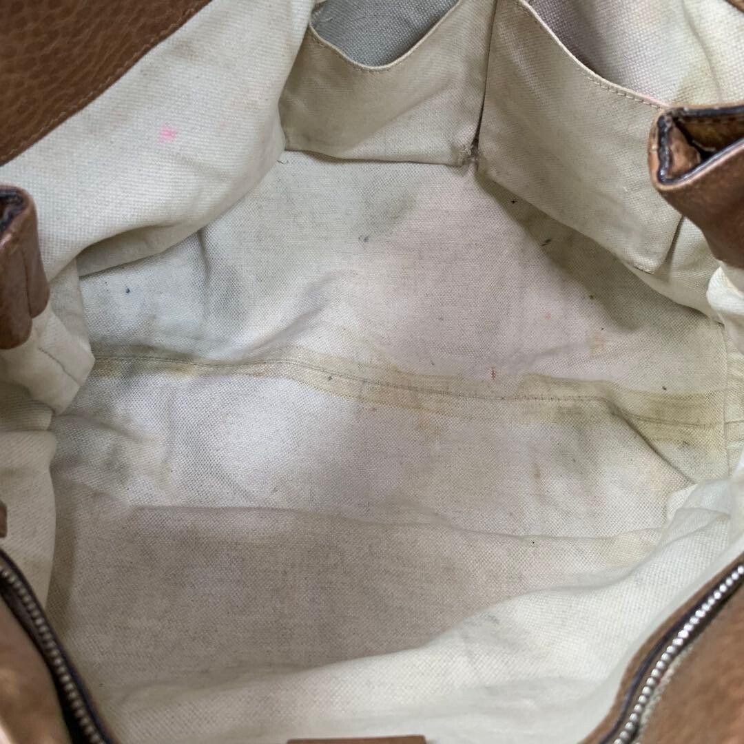 Gucci GG Monogram Canvas Tote Shoulder Bag Brown A4 Business Model 353122 Auth — image 19