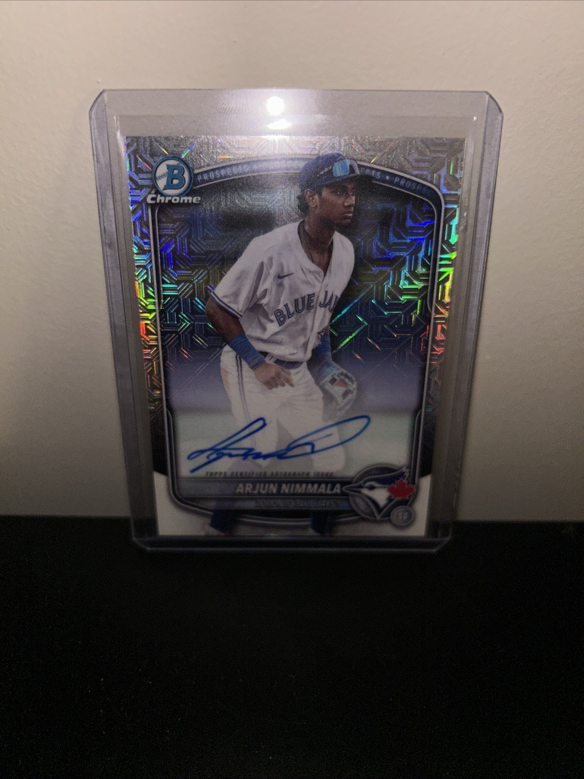 2025 Bowman - Chrome Prospect Mega Box Autographs Arjun Nimmala #BMA-AN (RC)