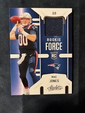 2021 Panini Absolute Mac Jones #RF-MJO Rookie Force RC Patriots