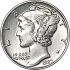 1927-P Mercury Dime