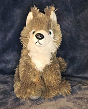 Wildlife Artists, Inc. Gray White Wolf Plush Stuffed Animal Washable 10"