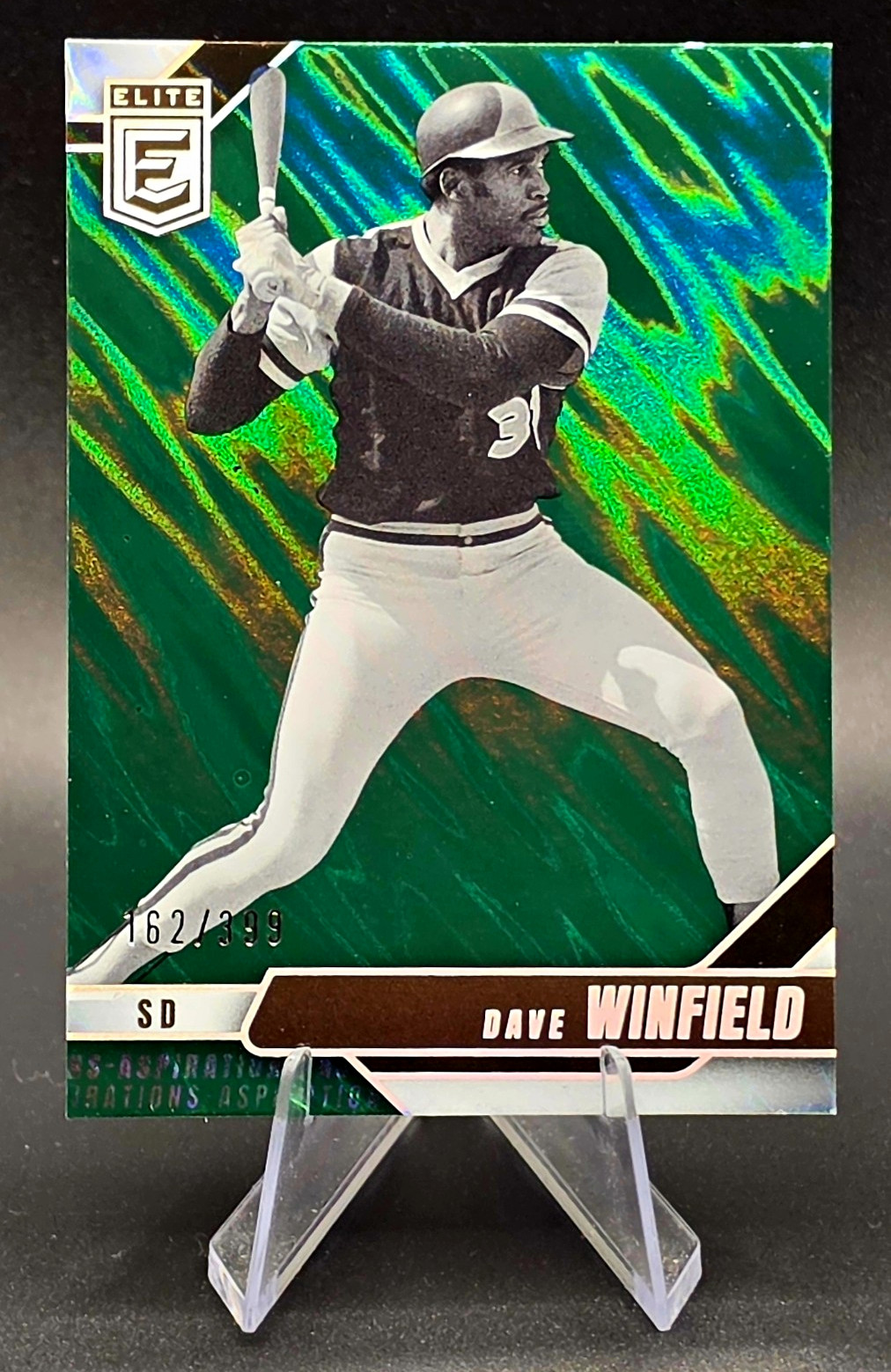2026 Donruss Elite Dave Winfield Aspirations GreenLava /399 #87 Padres
