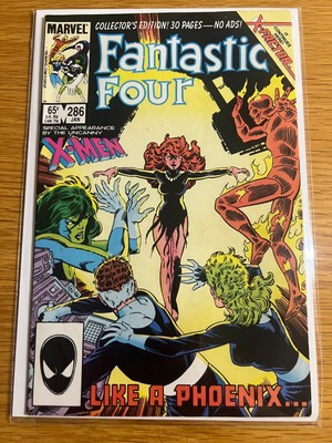 Fantastic Four Vol 1 #286 (1986) Marvel FN/VF 'Like a Pheonix'