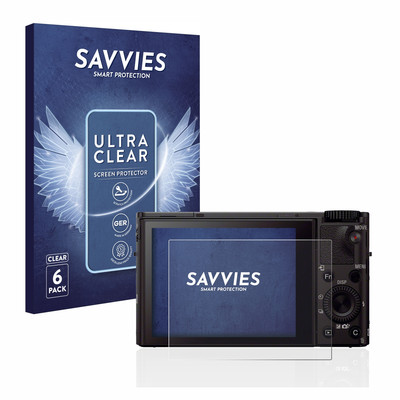6x Folie für Sony Cyber-Shot DSC-RX100 III Schutzfolie Displayschutz Display