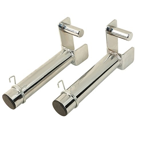 FITNESS REALITY EXTENDED 9 OLYMPIC WEIGHT PLATE HOLDER 2x2 Tube Cage - СЕРЕБРИСТЫЙ