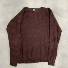 Columbia Knitted Jumper Pullover Knit Sweater With Logo Men's Xl