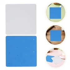  4PCS Clay Mat 12 Holes - Fondant Foam Pad Sponge Mat - Nonstick Paste Fondant