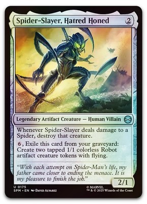 Spider-Slayer, Hatred Honed #175 (Foil) (NM) Spider-Man SPM Magic MTG