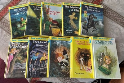 Nancy Drew Mystery Stories Collection  Hardback Vol 1-6 , 11, 12, 16 & 22, Xlnt