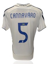 FABIO CANNAVARO SIGNED REAL MADRID 2006/07 HOME SHIRT (ACG CERT AG17497)