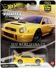 2026 Hot Wheels Car Culture Thrill Climbers 1 Subaru Impreza WRX
