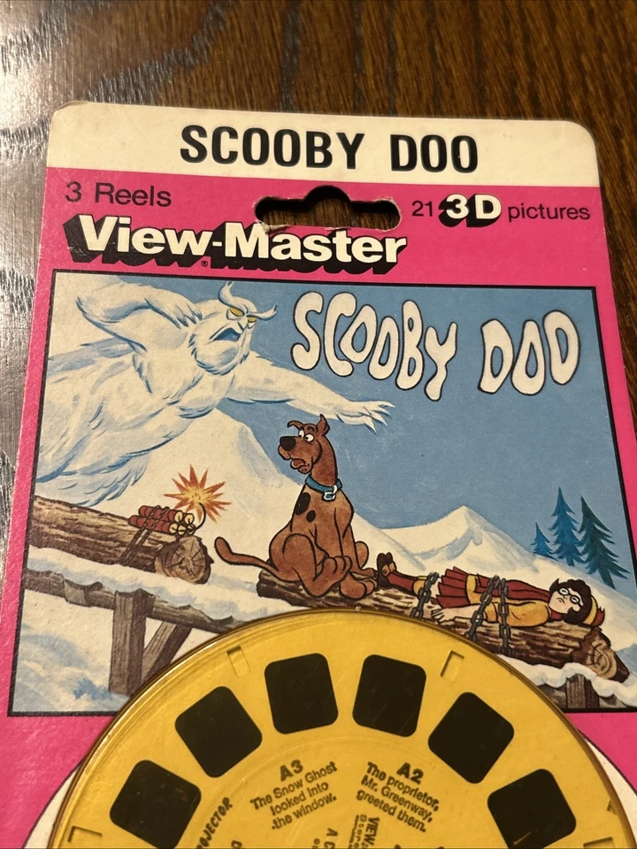 Vintage NOS 1987 Hanna-Barbera SCOOBY DOO View-Master 3D Reel Set NEW - Image 2 of 4