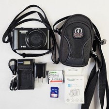 Casio Exilim EX-ZR1000 16.1MP Digital Camera Black Compact Bundle Tested Works