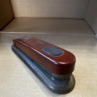 Presto No 165 Vintage Standard Desk Stapler Spec Mfg. Co. Chicago USA Brown