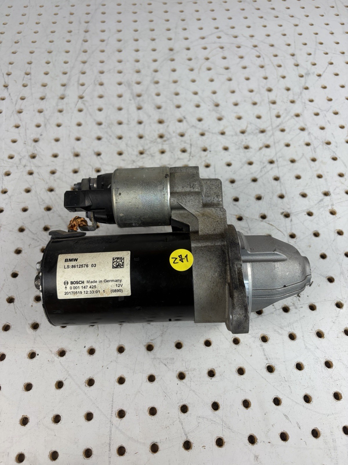 12-18 BMW N20 N55 F30 F31 F36 Engine Starter Motor BOSCH OEM 8612576