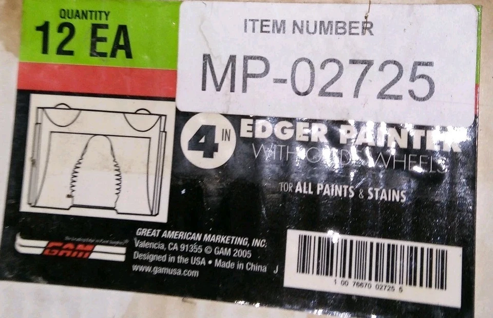 Bordeador de pintura clásico de cabeza fija 2006556 Shur-Line 2006556 rodillo de pintura de ajuste  Foto 2 de 3