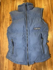 Harry Hall UK Equestrian Women’s Blue Puffer Vest Size Small Down Like