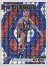 2024-25 Panini Mosaic NBA Greats Choice Blue Prizm 42/45 Yao Ming #294 HOF 9o3