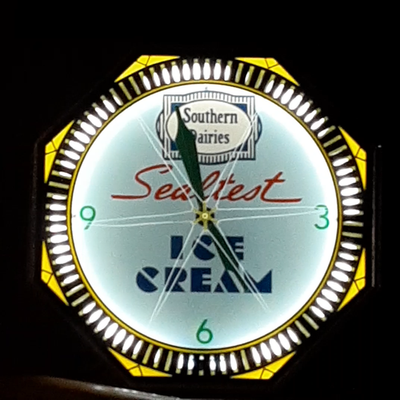 RARE Restored SOUTHERN DAIRIES NPI LIMA - NEON PRODUCTS SPINNER