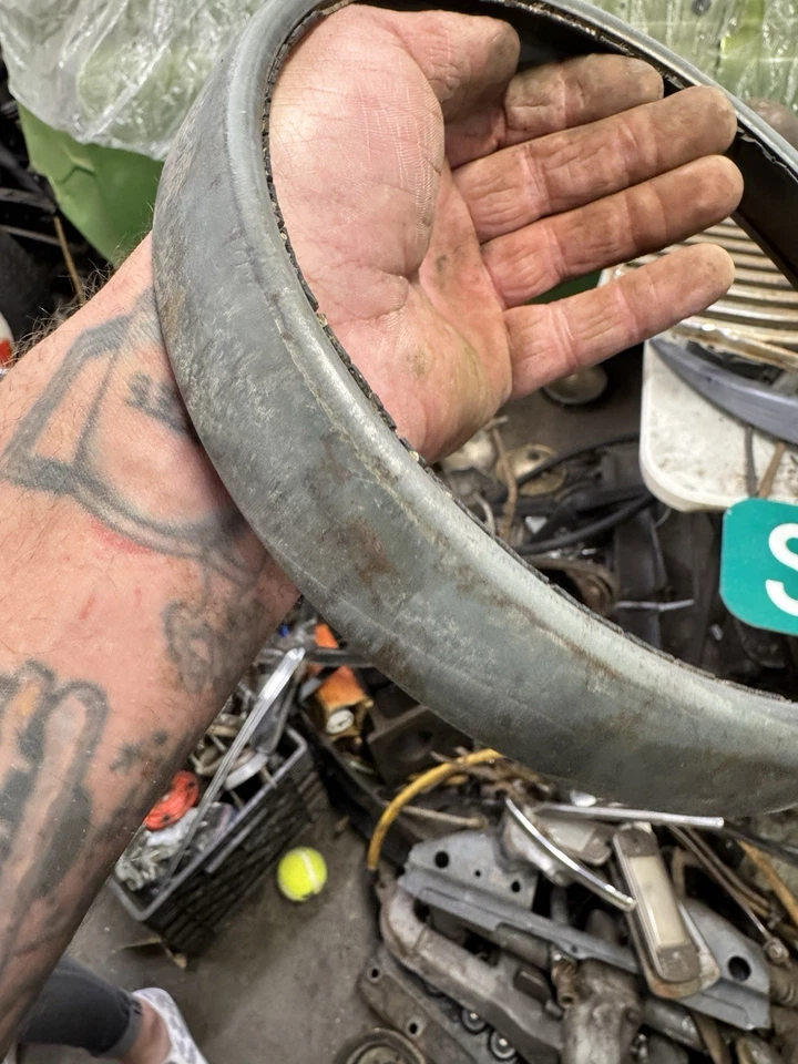 1941 1942 1946 Chevrolet Truck original farol acabamento anel moldura 41 42 46 Chevy - Imagem 4 de 4