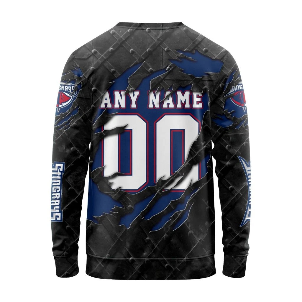Personalized South Carolina Stingrays Sweater Special Black Metal Design