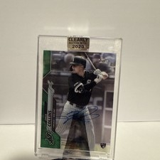 2020 Topps Clearly Authentic Auto Green 15 /99 Zack Collins #CCA-ZC Rookie Auto 