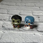 Funko Pop Marvel Holiday Mini Figures Christmas Captain America Snowman Hulk Lot