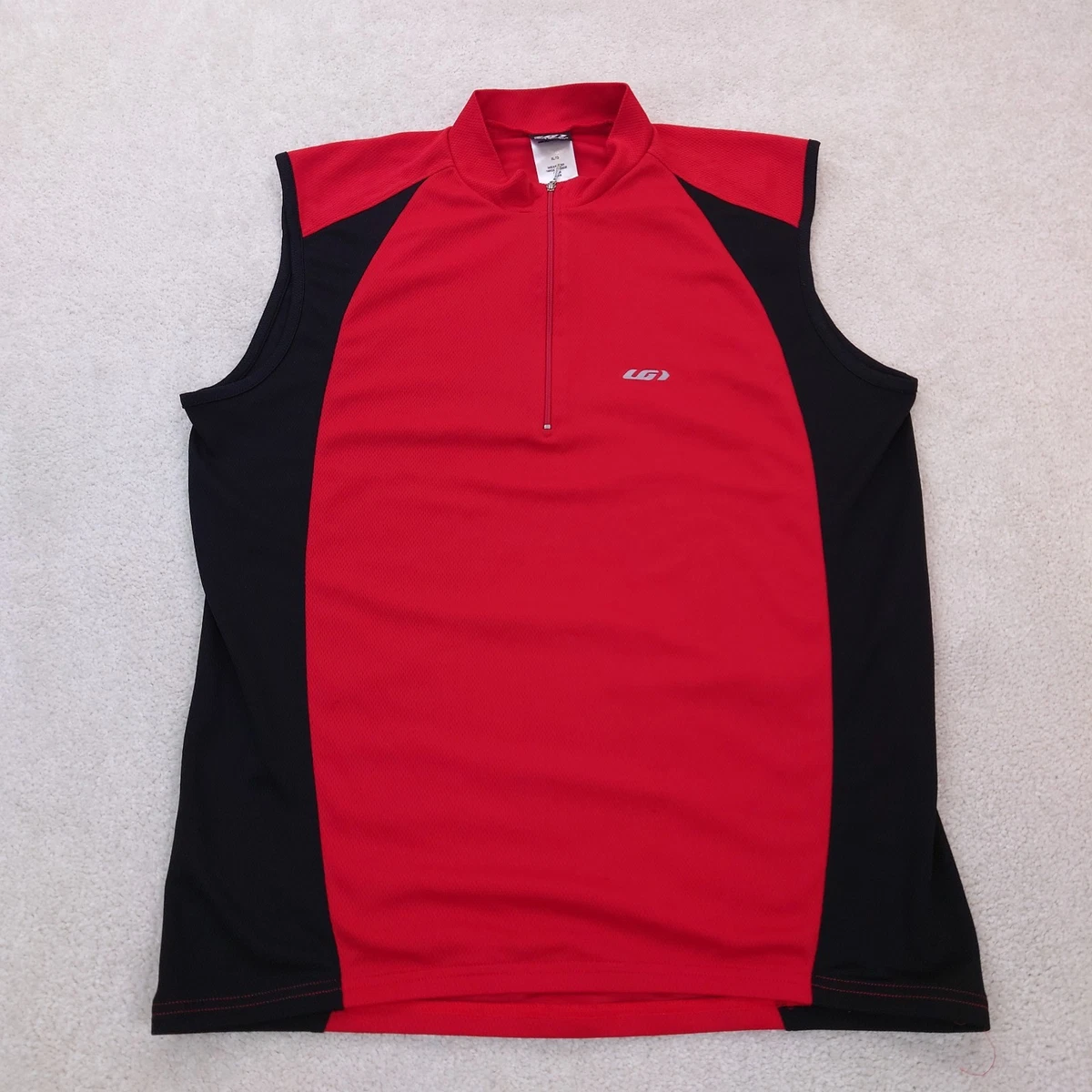 T-shirt Cyclisme Louis Garneau – Shreveport Bicycle Club, Homme Taille L, Polyester, Zip Et Poches