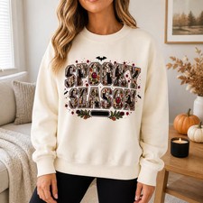 Spooky Season Sweatshirt Halloween Fall Autumn Ghost Party Gift