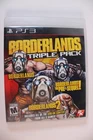 Borderlands Triple Pack (Sony Playstation 3, PS3) Authentic, complete, tested