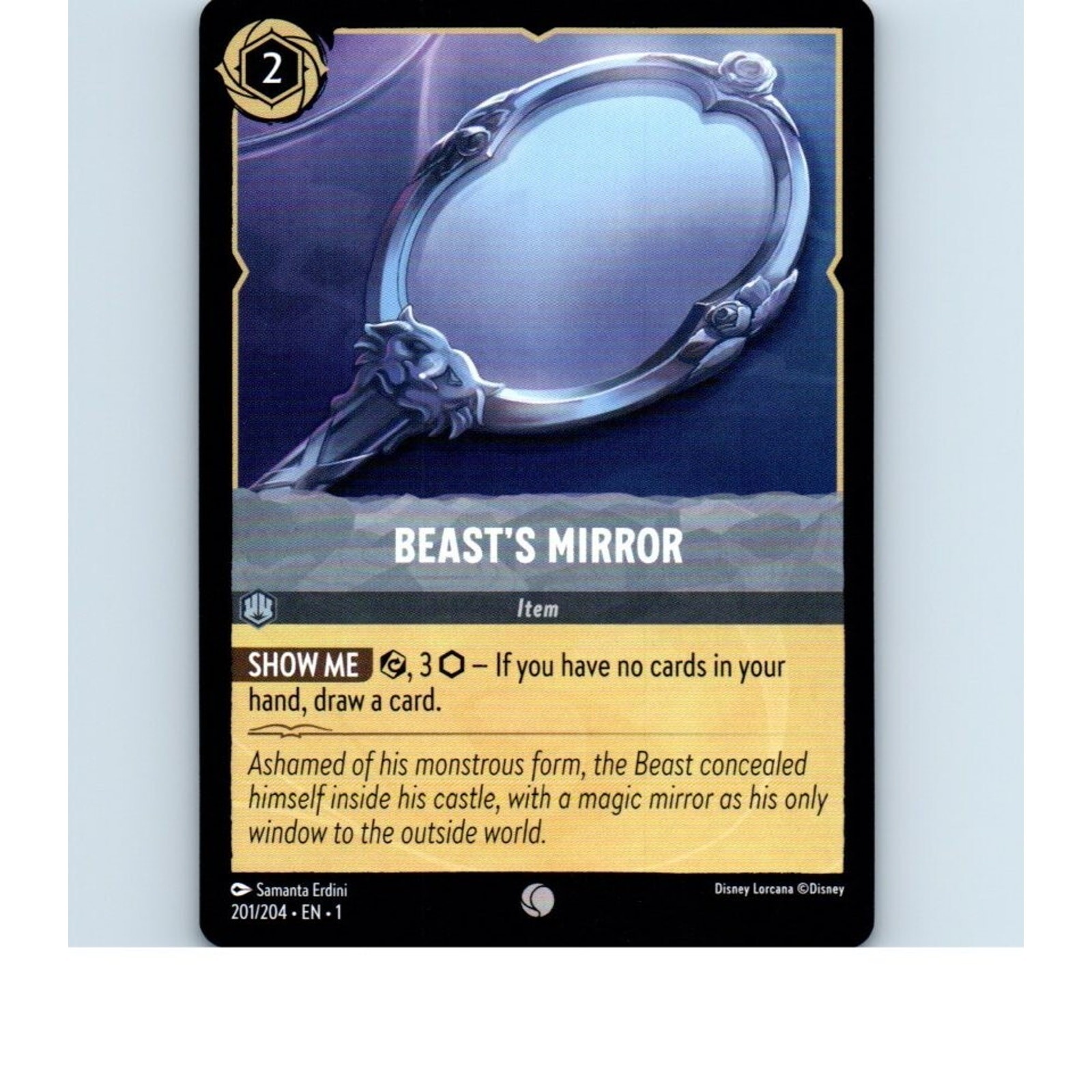 Disney Lorcana - Beast's Mirror 201/204 - NM