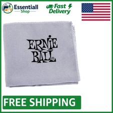 Black Microfiber Polish Cloth for Guitars  Basses - Durable 12" x 12" Design