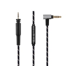 2.5mm Nylon Audio Cable with Mic For Shure SRH840A SRH440A SRH940 Headphones