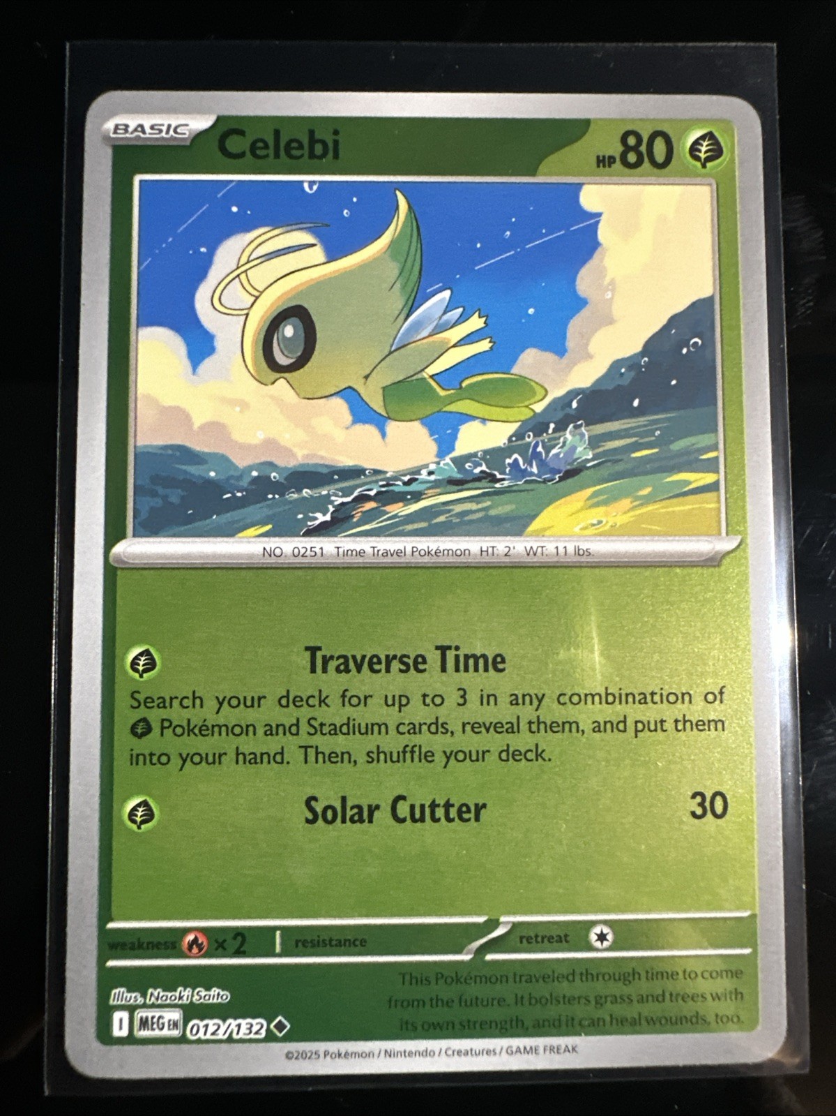 Pokemon - Celebi 012/132 Mega Evolution Reverse Holo NM