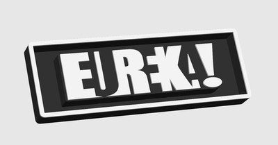 Eureka Entertainment - 3D gedrucktes Film Logo Schild/Plakette