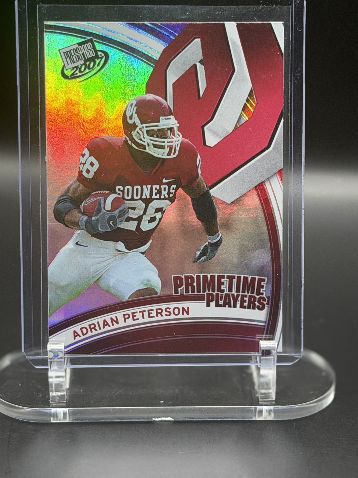 Adrian Peterson Press Pass Primetime Players #PP7 Base