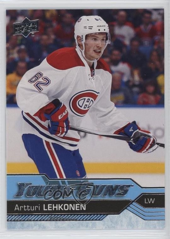 2016-17 Upper Deck Young Guns Artturi Lehkonen #232 8sr