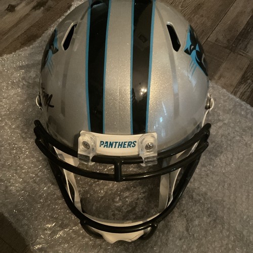 DJ Moore Authentic Autographed Full Size Speed Replica Helmet Panthers Beckett - Picture 3 of 6