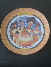 Disney Hercules Melamine Plate THE MUSES 1997 Pre-Owned Made In USA