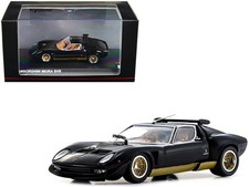 Kyosho KS03203BKG 1/43 Lamborghini Miura SVR Black with Gold Accents