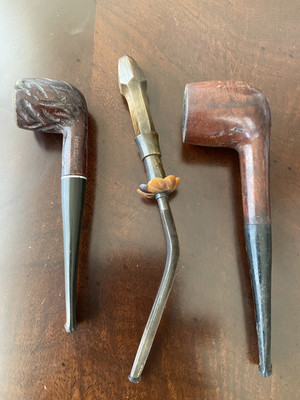 Tobacco Pipe Set Hello-Bole KBB Gured With Real Honey &Duke Dr.Grabow Mouthpiece