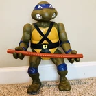 Vintage 1989 Playmates TMNT Giant 13" Donatello Ninja Turtles Complete w Staff