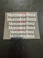 6x Mercedes Benz Bremssattel Sticker Aufkleber hitzebeständig - weiss gerade 6x Mercedes Benz Bremssattel Sticker Aufkleber hitzebeständig - weiss gerade