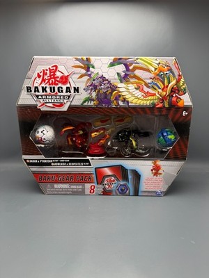 BAKUGAN Armored Alliance BAKU-GEAR Pack Ultra SABRAxPYRAVIAN HOWLKORxSERPENTEZE-