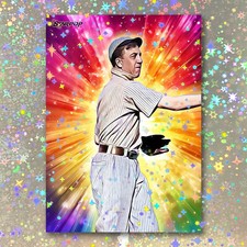 Addie Joss Holographic Perfect Pitch Art Card 01/10 Starpop Signed Short Print