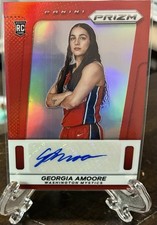 2025 Panini Prizm WNBA Georgia Amoore Rookie Card Autograph Red Parallel /99